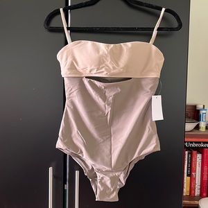 Oak+Fort Monochromatic One-piece Bathing Suit